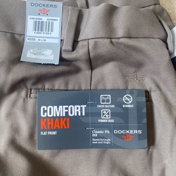 New With Tags Men’s Dockers Classic Fit D3 Comfort Khaki 36x30 - Picture 3 of 5